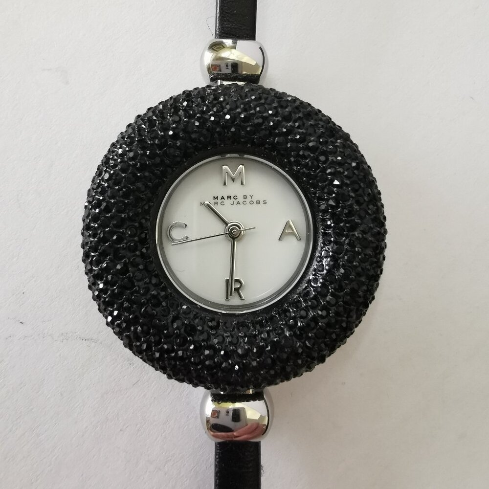 Marc by Marc Jacobs Limited Edition Black Crystal Watch - New & Boxed